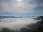 au dessus de la mer de nuages