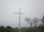 nouvelle croix au sommet du Roc de Tormery