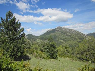 col de l&apos;Enclus et Aiguilles depuis Montrond