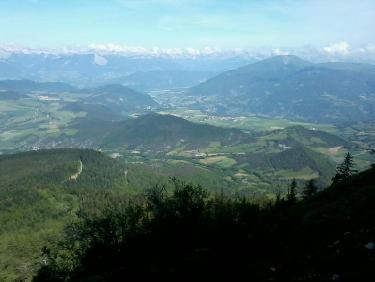 Vers le lac du Monteynard