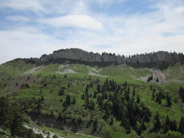 face au goulet d&apos;Huretières