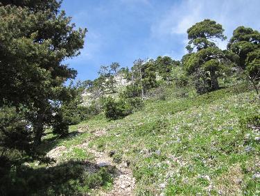 fin de l&apos;arête sud