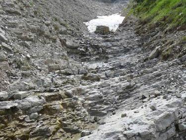 Traversée du ruisseau