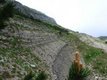 Partie haute des ravines