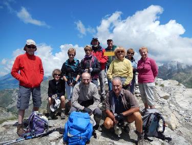 Le Piolit: au sommet