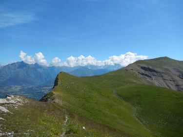 du Sommet du Chamois à Moutet