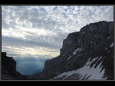 Le ciel se charge sur l'Obiou