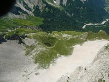 Le Lac du Lauzon vue de dessus