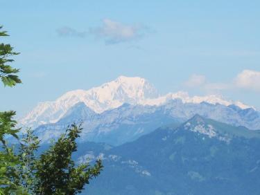 Mont Blanc sans son voile aujourd&apos;hui