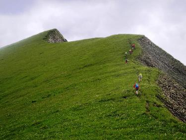 Partie finale de l&apos;arête