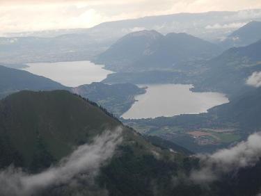 du sommet, le lac d&apos;Annecy