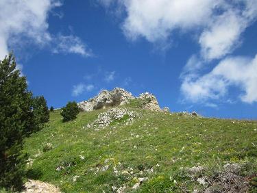descente ensoleillée