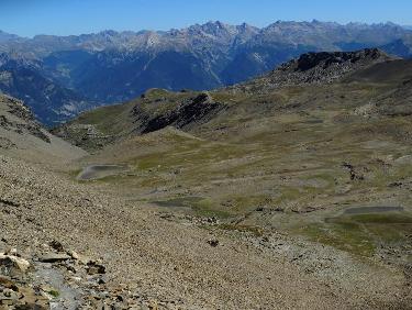 Plateau des lacs sous le sommet