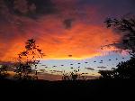 le coucher du soleil Costa Rica