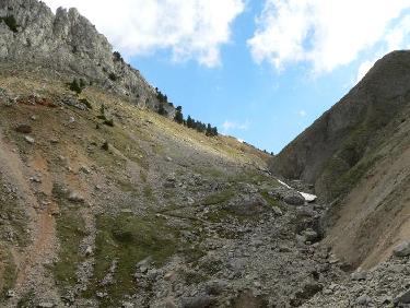 Regard arrière vers le pas des Bachassons