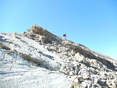 Le Mourre Froid: sur la crête