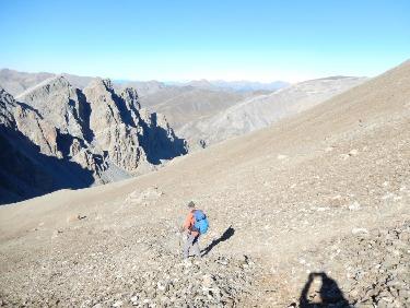 Descente de la Pointe d&apos;Aval ou de Chauvet