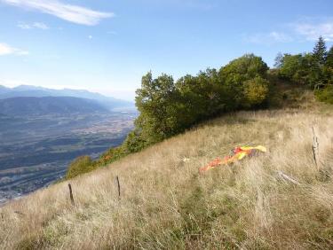 Prêt à partir dans le ciel savoyard
