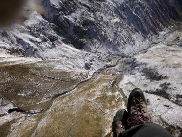 Le Sentier emprunté ce matin meme
