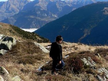En descendant du planard de Combe Rousse