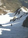 Dent du Pra, couloir N