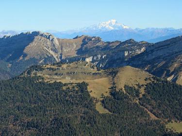 Mont Blanc depuis Chamechaude