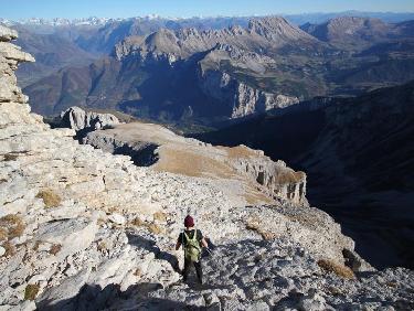 Descente voie normale