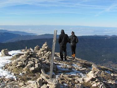 Au sommet de la Petite.