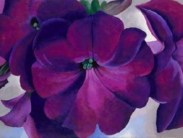 Georgia O'Keeffe en bas du Rachais