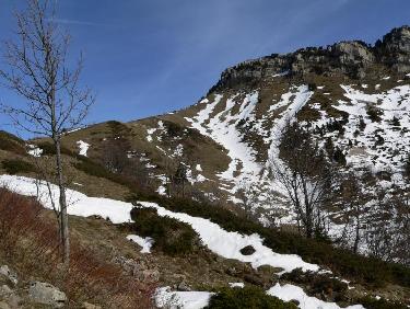 L'arrête bien dégarnie avant Chalves