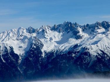 Du sommet vue sur la Lauzière