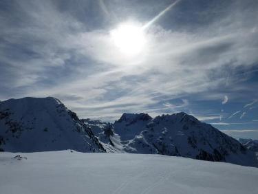 Les belles pentes nord de Belledonne