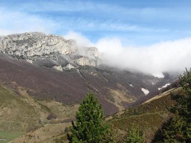 Vue vers le col de la Bataille