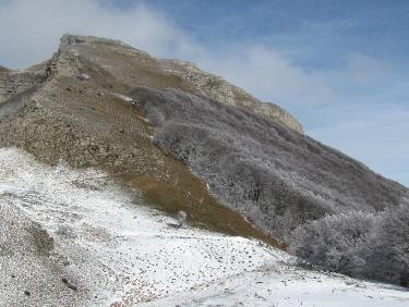 Versant sud du Roc de Toulau.