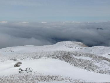 Plateau sommital vu du sommet