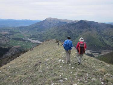 sur la crête des Rortes