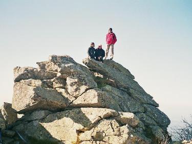 Sur le rocher de la Chapelle