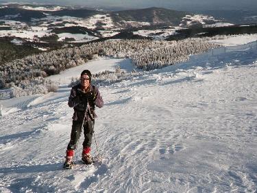 Sur le dernier raidillon au-dessus de la Banban