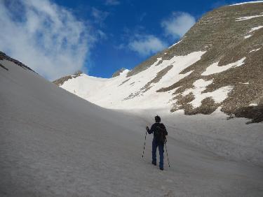 Vers la crête de Chante-Perdrix