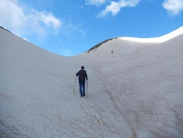 Vers la crête de Chante-Perdrix