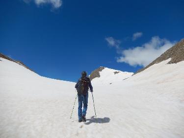 Vers la crête de Chante-Perdrix