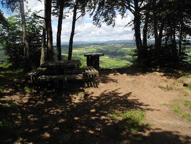 Arrivée au-dessus de la coulée