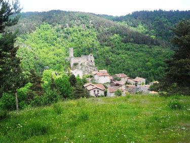 Arrivée sur Chalencon