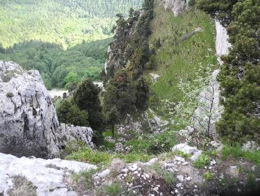 Vers la sortie du couloir de Montbrun