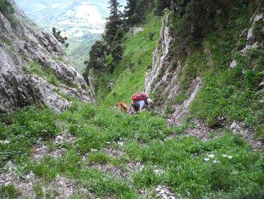 Sortie du couloir de Montbrun