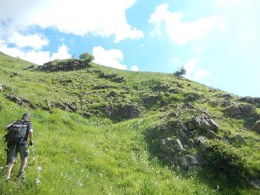 Montée au Col du Barle