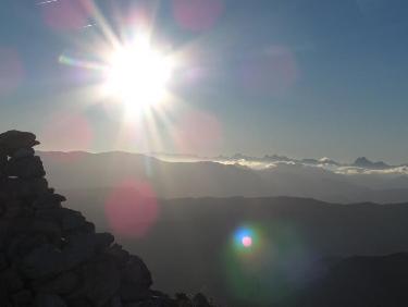 Contre jour sur le Dévoluy