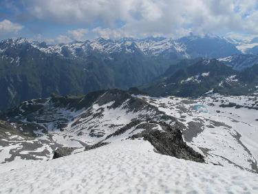 Goli d&apos;Aget de l&apos;arête E du mont Rogneux