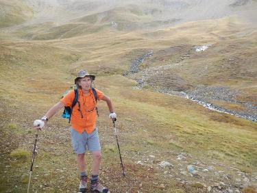 Balisage de points bleus vers le Mourre Froid