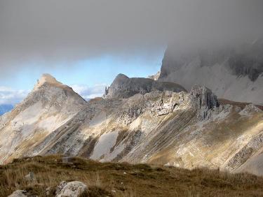 Crête du Vallon depuis le Chauvet